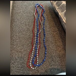 Red White & Blue Beads